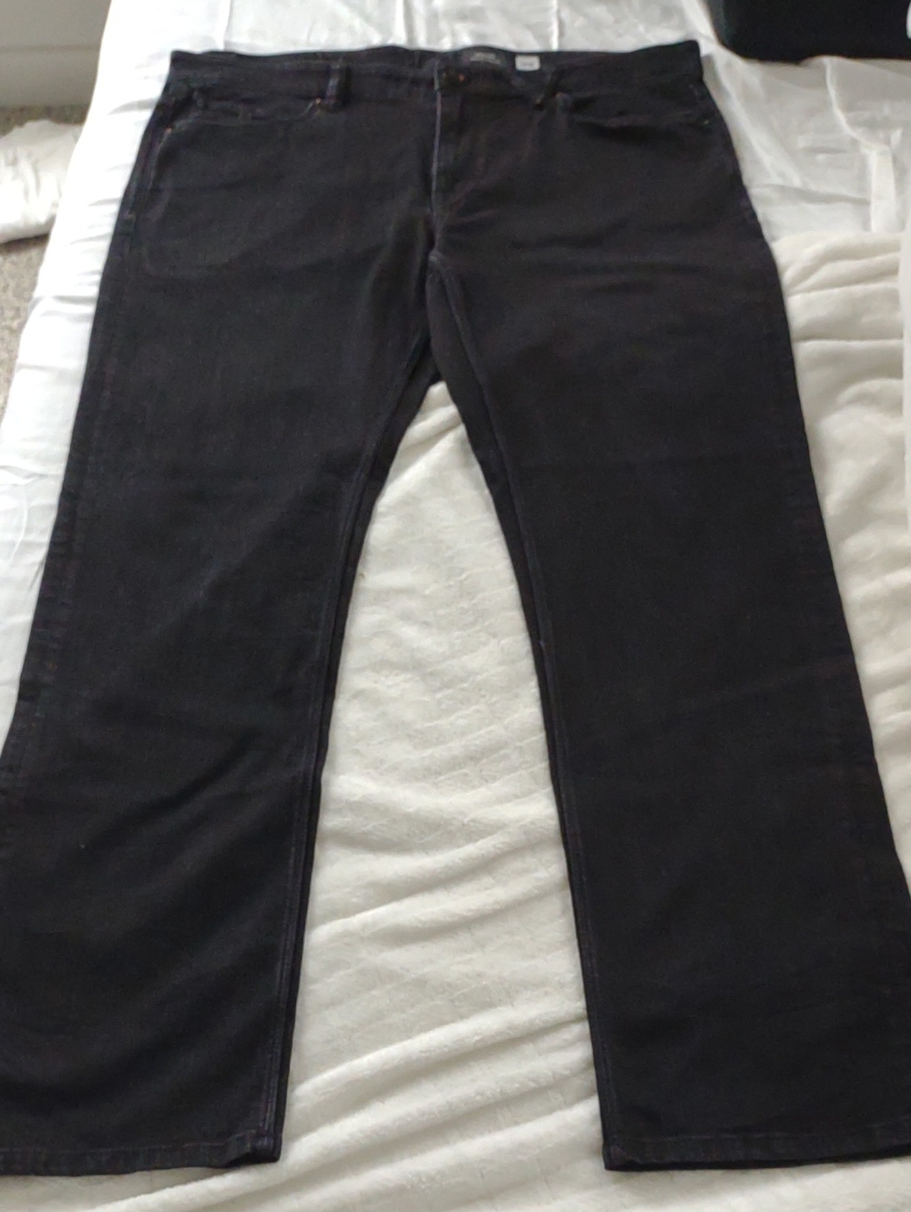 Volcom Solver Black Modern Straight-Leg Jeans